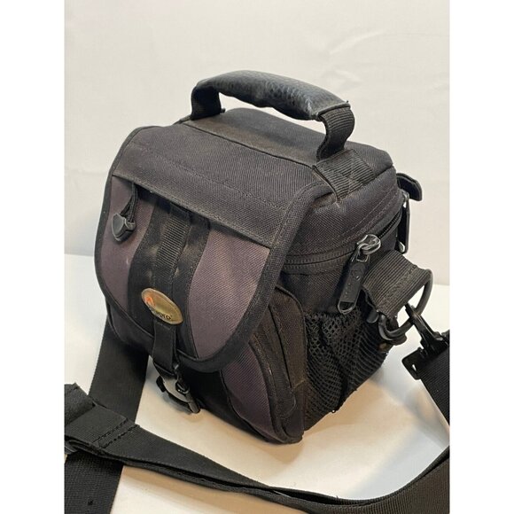 Lowepro Ex 120 Camera SLR shoulder bag pockets 7" x 7" x 5" black - Picture 5 of 16